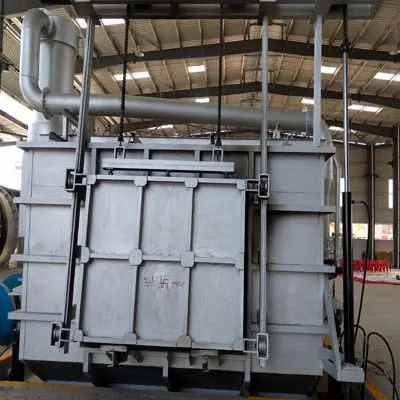 Hydraulic Tilting Aluminium Melting Skelner Furnace in Mongolia